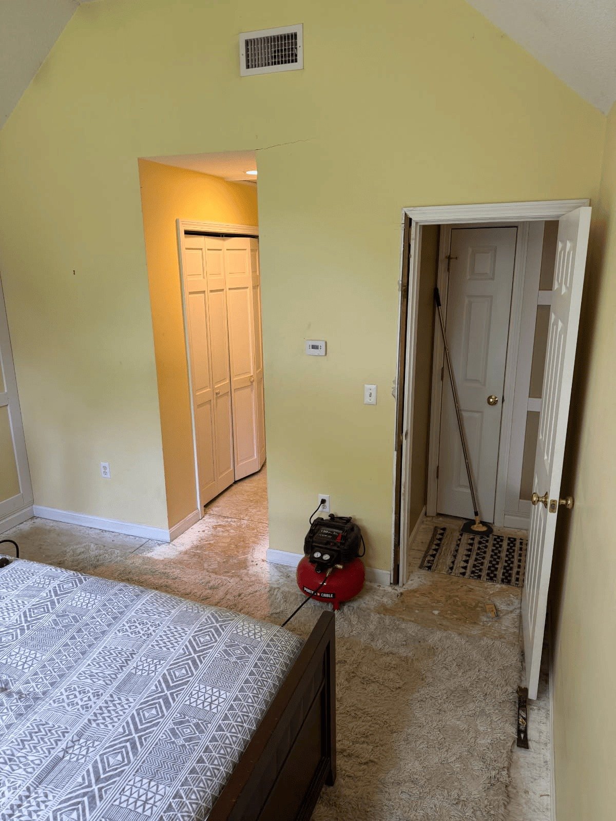 Upstairs Hall, doors and trim