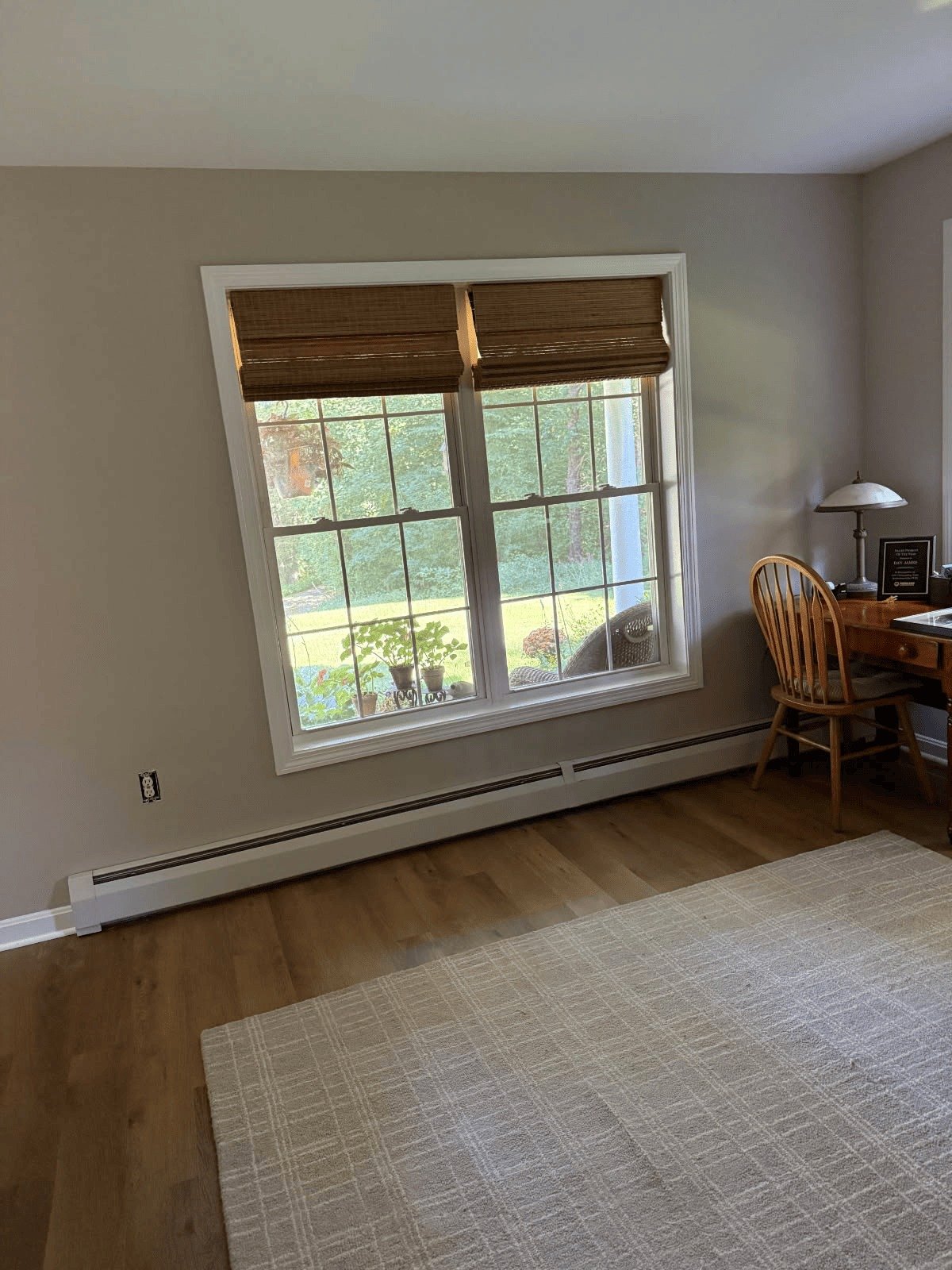 Home Office, walls and window trim